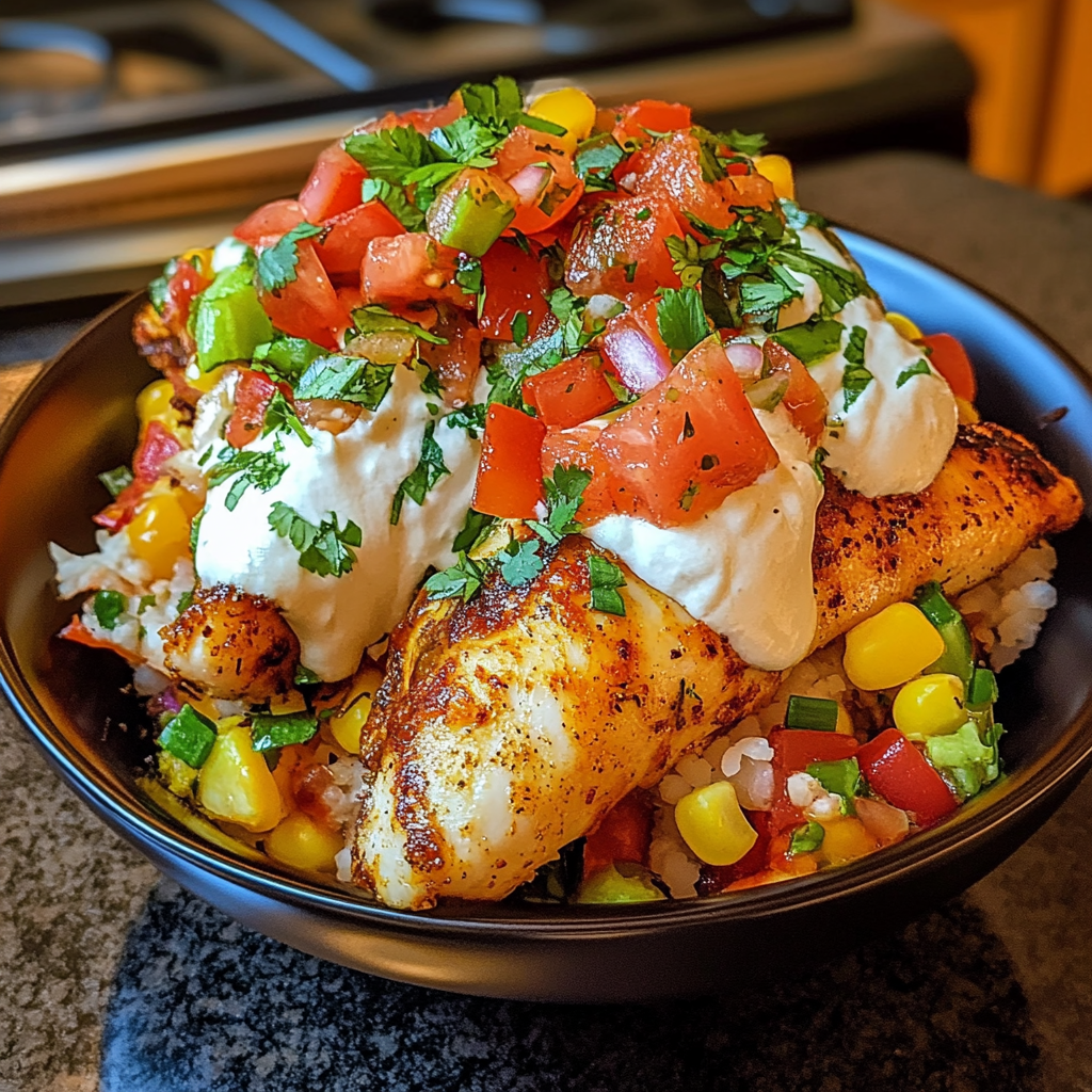 A plate of freshly grilled Baja chicken served with vibrant sides like lime, avocado, and salsa, showcasing its bold flavors.